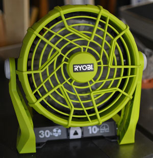 Ryobi P3310 Portable Fan