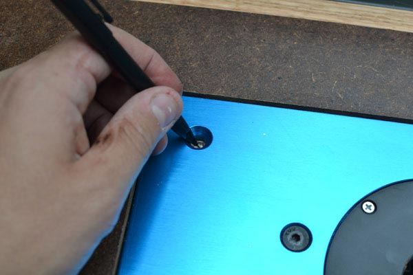 Mark and drill mounting holes
