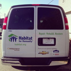 Bosch, Chevy, Lowes, and Habitat join forces