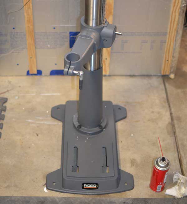 ridgid drill press step 2