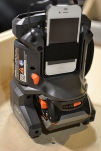 RIDGID radio back