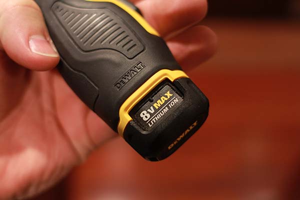 DEWALT DCF680N 8Volt Battery Pack In Grip