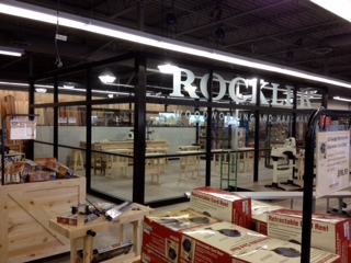 Rockler demonstration area