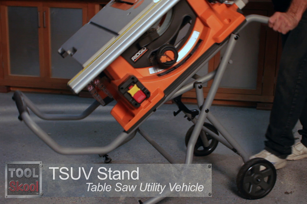 RIDGID 10" portable table saw TSUV