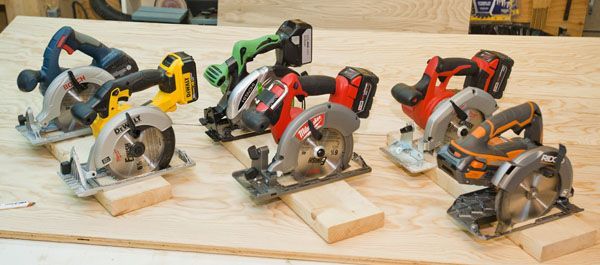 18V Cordless Circular Saw head to head