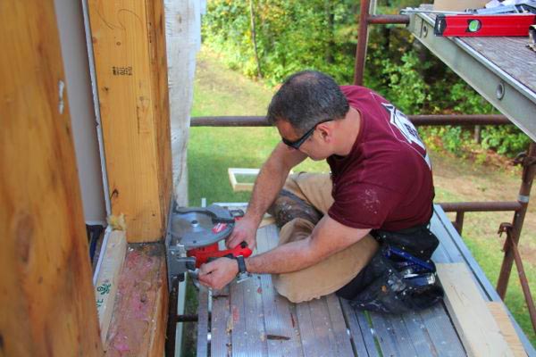 Rob Robillard using M18 FUEL Circ Saw