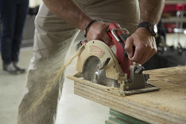 Cutting 4 Sheets of OSB