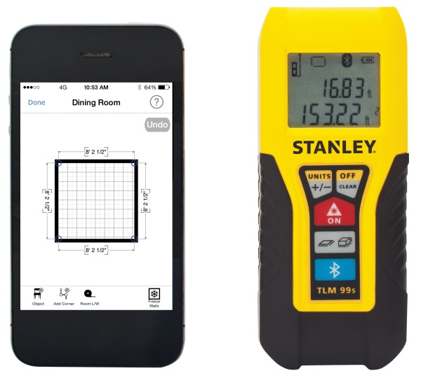 Stanley TLM99 Laser Measure with Bluetooth Connectivity 