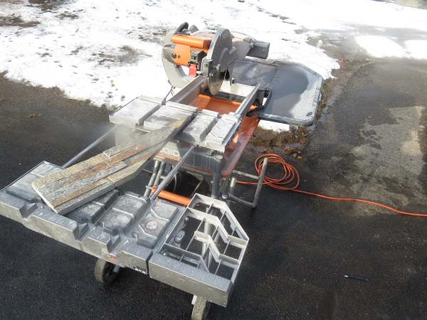 Work & Ridgid Wet Saw 020