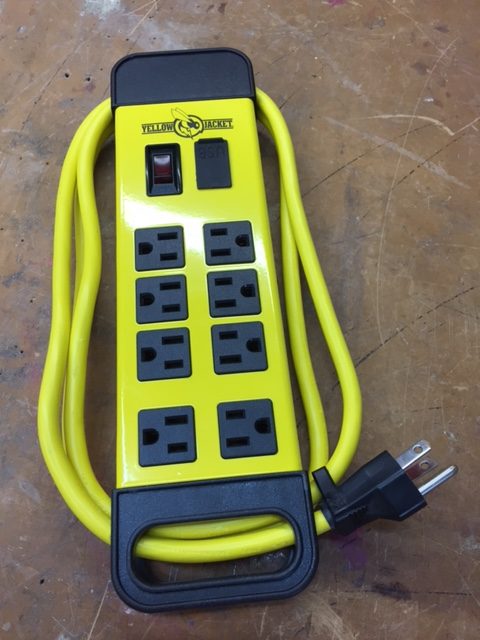 Yellow Jacket 8-Outlet Metal Power Block 5248