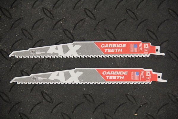 Milwaukee Ax Carbide Sawzall Blade