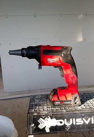 Milwaukee Collated Drywall Screw Gun Attachment Tight Corner Power Tool Red 