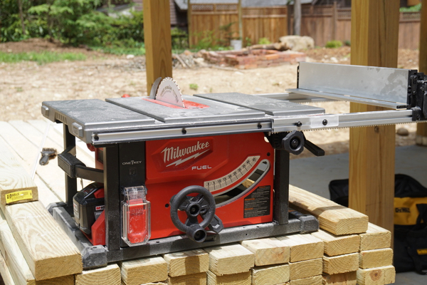 Milwaukee M18 FUEL Cordless Table Saw Giveaway