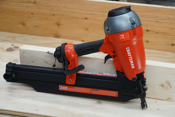 Pneumatic 21 Degree 3-1/2 In Full Round Head Framing Portable Air Nailer Gun DIY 