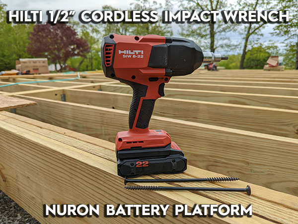 3/8" Cordless Brushless Impact Tool Only HILTI SIW 22-A NEW. 